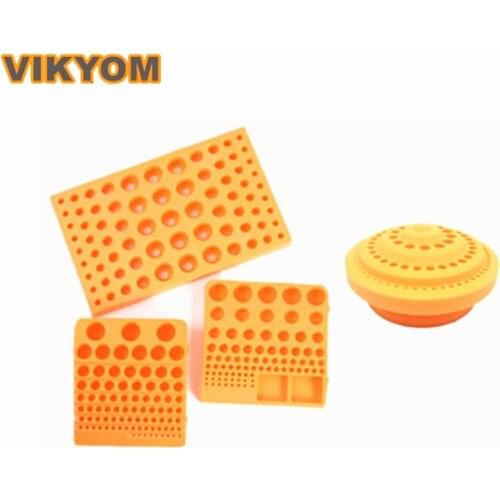 Drill storage box Parts tool box Multi-grid hardware accessories storage box Tool box milling cutter tool CNC