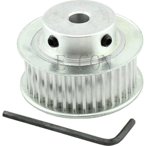 5pcs HTD5M36 Timing Pulley 36teeth Alumium Bore 5mm/6mm/6.35mm/8mm/10mm/12mm/12.7mm/14mm/15mm/17mm/20mm Teeth Width 21mm