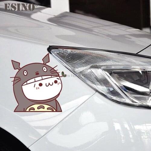 10 x Car Styling Fashion Decoration Car Accessory Tonari No Totoro Hayao Miyazaki Creative Sticker Car Whole Body Vinyl Decal
