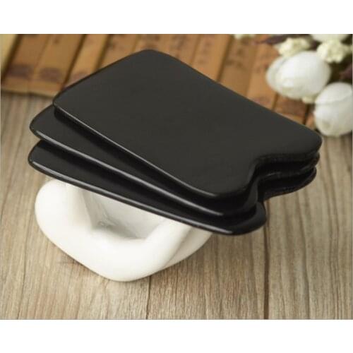 25 pieces/lot Good quality! Massage Tool body meridian Guasha board Buffalo Horn/Scrapping plate scraper V-line slimming