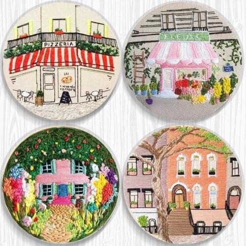 3D Embroidery Beginner Sewing Needlework DIY Embroidery Supplies Handcraft Cross Stitch Kits