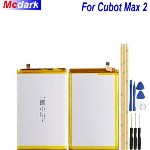 Mcdark 5000mAh For Cubot Max 2 Battery Large Capacity Accumulator AKKU ACCU PIL Mobile Phone For Cubot Max 2 with Free Tools
