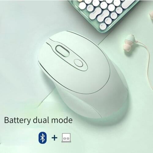 Wireless bluetooth mouse! Mute charging, battery, optical mouse computeraccessories, dual mode gaming mousehomeofficemouse game