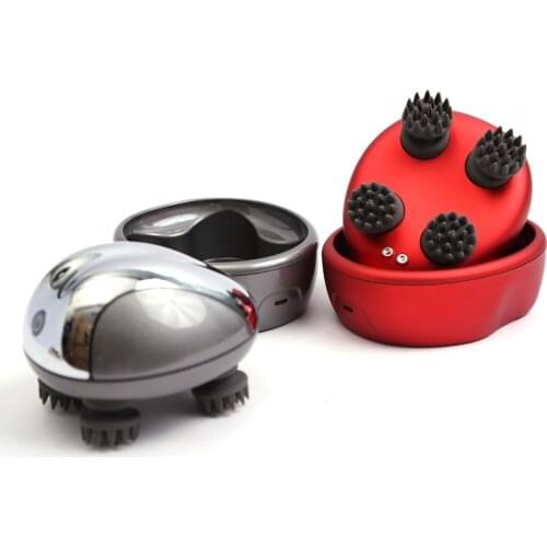 3D Wireless Scalp Massager Waterproof Upgrade Smart Head Massager Electric Charging Kneading Vibration Head Massager 2020