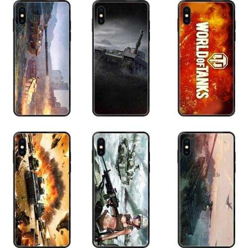 For Galaxy A10S A20 A20S A20E A21S A30 A30S A40 A50 A70 A71 A70E A5 A6 A7 A8 A10 Hot Sale Conqueror World Of Tanks Black Soft