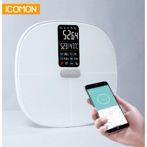 Hot Digital Body Fat Weight Scale Electronic Smart Bathroom Scale Human Balance Connected Bmi Weighing Scale For Body Analyzer