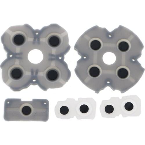 JCD 1 Sets Silicone Buttons Dpad Controller For PS5 Silicone Conductive Rubber Adhesive Button Pad Keypads