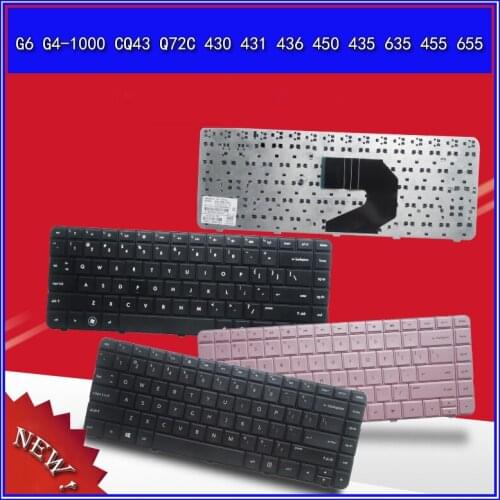 Laptop Keyboard For HP G6 G4-1000 CQ43 Q72C 430 431 436 450 435 635 455 655 Notebook Replace US Keyboard