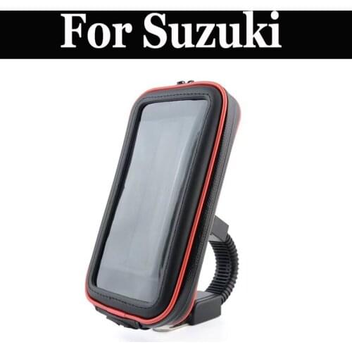 New Upgrade Motorcycle Phone Holder Waterproof Bag Case Handlebar Mount Holder For Suzuki Dr 125 200 250 350 400s 650se 800s Big