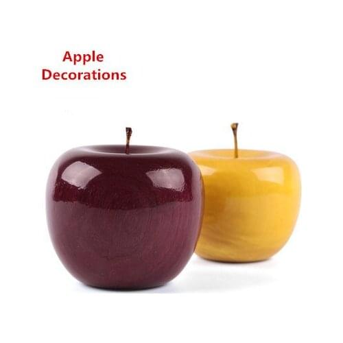 Fashion Yellow Apple Decorations Round Shape Lucky Brand Gift Lovers' Day Women Present New Design Wedding Decoration G024