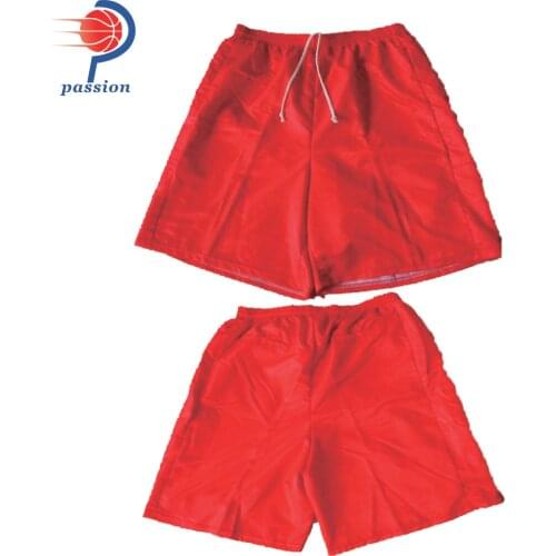 Pure Red or Grey Mens Volleyball Shorts In Summer Free Design Soccer Shorts For Teams With Sublimation Printing