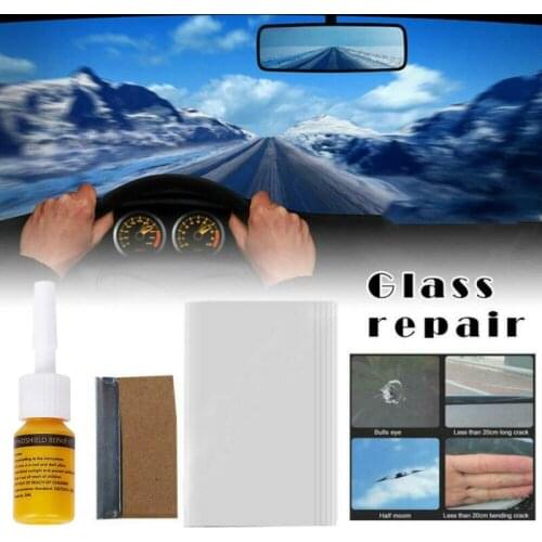 Car Windshield Repair tool DIY Kit Window Repair Tools Windscreen Scratch Crack Restore Window Curing Glue Car Accessories TSLM1