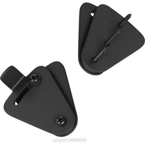 Stainless steel Sliding Barn Door Latch Lock Work for Pocket Doors Garage and Shed Wood Gates A22 21 Dropship