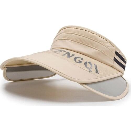 Novelty Retractable Oversized Brim Sun Hats For Women Empty Top Caps Fishing Cap Adjustable Size Summer Womens Travel Beach Hat