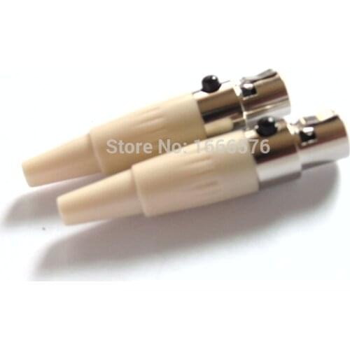 Wholesale 300pcs/lot 4 pin Female grey Mini XLR Audio Microphone connector TA4F