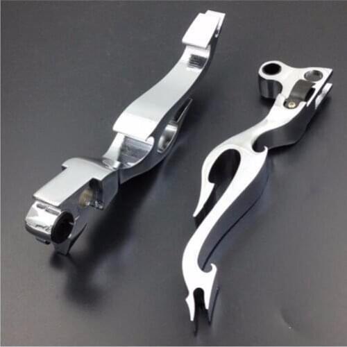 Pair Motorcycle Brake Clutch Flame levers For Kawasaki Vulcan 1500 1987-2008 Vulcan 1600 2003-2009 2004 2005 2006 2007 2008 2009