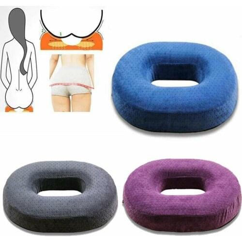 Coccyx Pain Relief Memory Foam Pillow Office Comfort Donut Ring Chair Seat Cushion pillow for Pregnant Woman Sedentary People