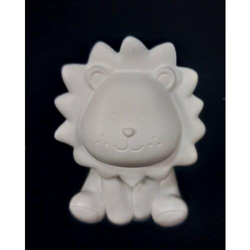PRZY DW0175 Silicone Mould Cartoon Animal Lion Baby Soap Moulds Silicone Molds 3D Lion Soap Candle Mold DIY Handmade Soap Mould