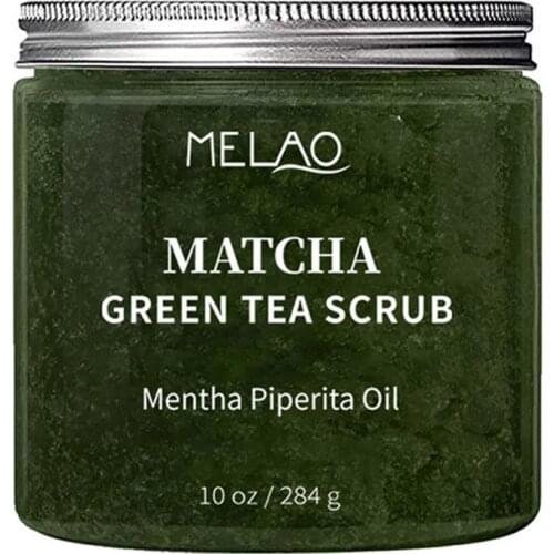 Facial Scrub Green Tea Body Exfoliating Scrub Cream Moisturizing Cutin Dead Skin Removal Gel 284g Body Care