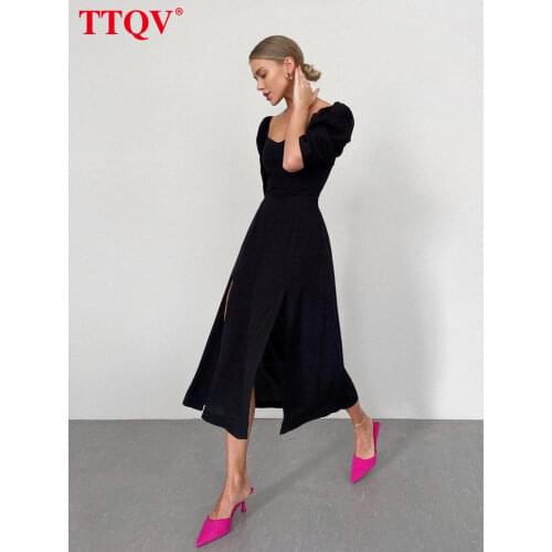 TTQV Summer Short Sleeve Dresses
