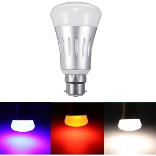 B22 Wireless WiFi APP Remote LED Smart Bulb Work With By iOS Or Android AC85-265V For Echo Alexa For Google Home