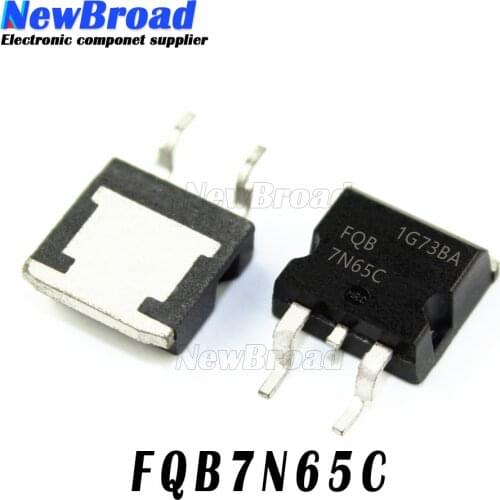 10pcs FQB7N65C TO-263 UTC7N65L 7N65 FQB7N65 TO263 LCD MOS transistor SMD