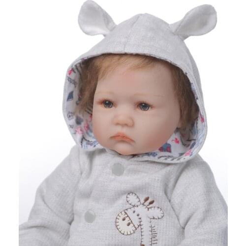 40cm Lifelike Reborn Babies Soft Silicone Baby Dolls lol reborn toddler 16inch Newborn Baby Doll For Child Christmas Gift