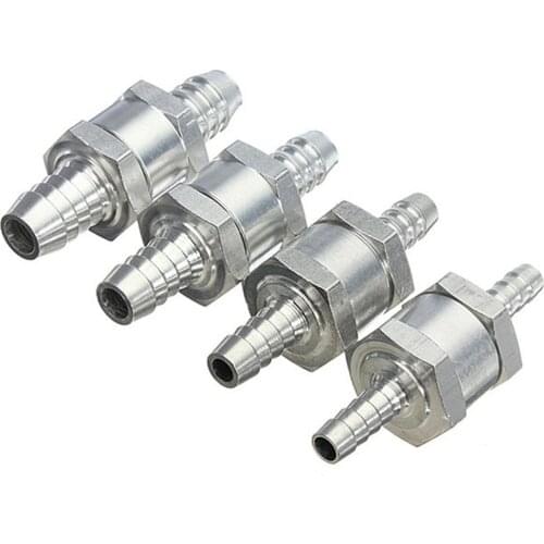 6/8/10/12mm Fuel Non Return Petrol Diesel Aluminium Alloy One Way Check Valve Petrol Diesel for Car Vacuum Hose Oil Water Pumps