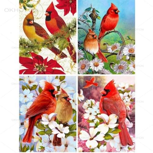Diamond Painting Birds Cross Stitch Diamond Art Animal 5D Diy Embroidery Wall Art Rhinestones Needlework Gift Home Decor