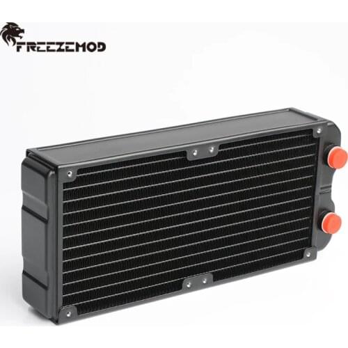 FREEZEMOD Aluminum Radiator 45mm Thick Computer Water Cooling Double-Layer Heat Sink 240mm Row Independent Two-Layer. SR-240SL