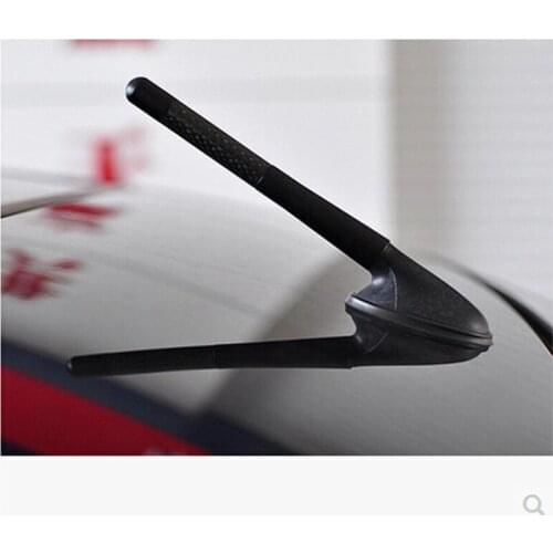 Car FM/ AM Radio Carbon Fiber Short Antenna for SEAT Ibiza Leon Toledo Arosa Alhambra Exeo FR Supercopa Mii Altea Cordoba cupra