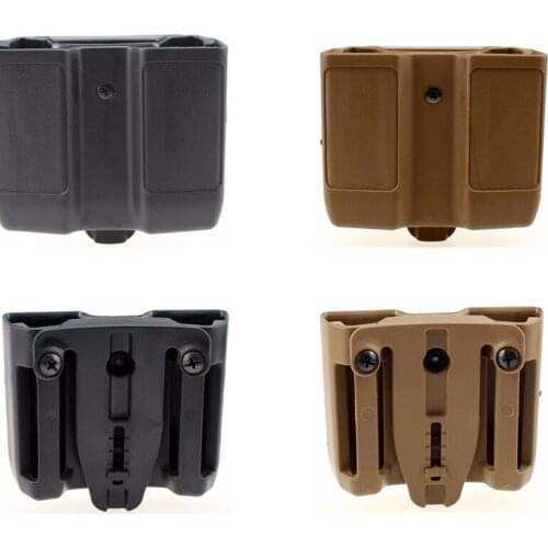Quick Draw Double Magazine Pouch Pistol Cartridge Clip Holder Duty Belt Tactical Pouch Molle System for Colt 1911