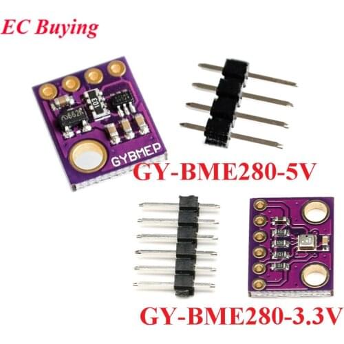 GY-BME280-3.3V GY-BME280-5V 5V 3.3V BME280 BMP280 Digital Temperature Humidity Atmospheric Pressure Sensor Module IIC I2C SPI