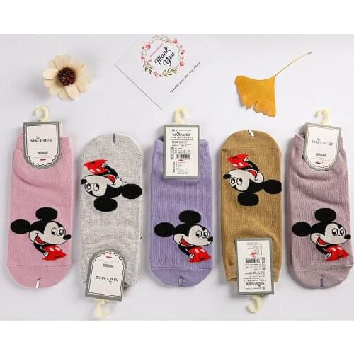 Disney childrens cartoon Minnie Mickey socks fashion cartoon boys and girls sports socks student socks adult men and women sock