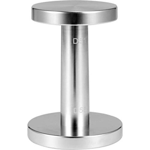 58mm+51mm Coffee Distributor Bean Press,Flat Base Portable Coffee Make Tool,Coffee Pressure Hand Tamper for Outdoor