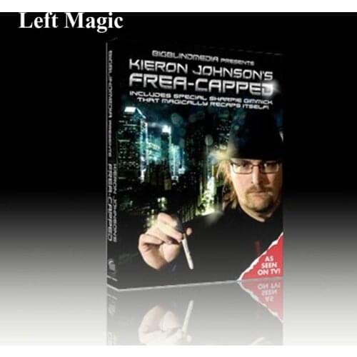 Frea-capped by Kieron (DVD And Gimmicks) - Magic Tricks Card Magic Props Close-Up Stage Magic Magia Accessories Illusion