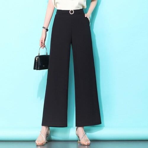 Kengnin Women's Cropped Trousers