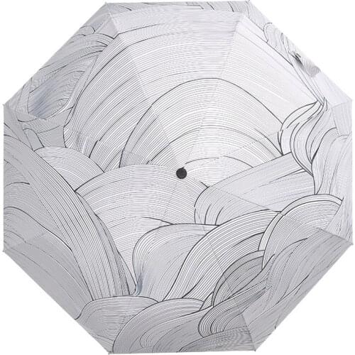 Chinese Fold Umbrella Women Creative Garden Umbrellas Waterproof Travel Parasol Beach Outdoor Fashion Paraplu Rain Gear EH50UM