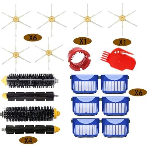 For iRobot Roomba 600 Series 650 625 680 690 665 Robot Vacuum Cleaner Kits Main Roller Side Brush Hepa filter Accessroies Parts