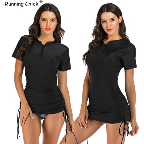 Split long sleeve surfsuit suit sunscreen Women swimsuit hot spring diving suit, swimsuit women