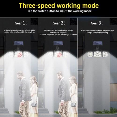 M4YD Solar Security Light Split Sensor Wall Lights and Outdoor Garden Light IP67 Waterproof Household Garage and Street Light