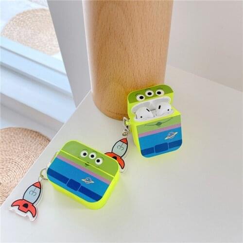 Cartoon Cute Three-Eyed Boy Airpods Pro Apple Wireless Headset Set 2/3 Generation Creative Anti-Fall Soft Shield