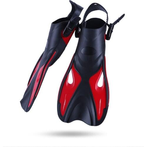 DIVING Swim Fins Adult Short Scuba Snorkeling Shoes Swimming Fins Trek Foot Flipper Diving Flippers Diving Fins with Heel