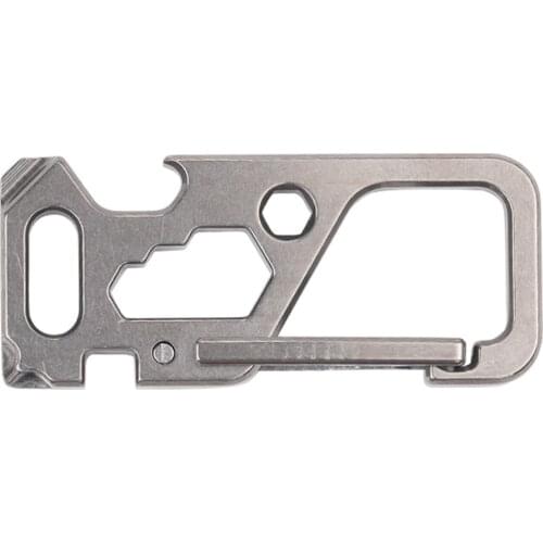 Bottle Opener Keychain Multifunctional Hanging Buckle titanium alloy durable rust-proof and light precise and compact best Gifts