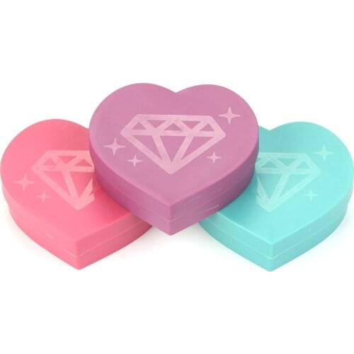 5D Diamond Painting Tray Plastic Heart-shaped Rhinestone Drill Plate DIY Crafts Tool Handmade Diamond Painting Accessories