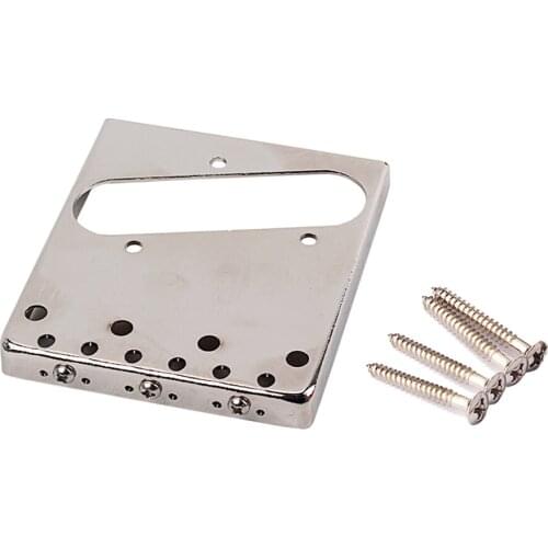 Durable Iron Fixed Saddle Bridge for 3 String Bass Guitar Electric Guitar Parts