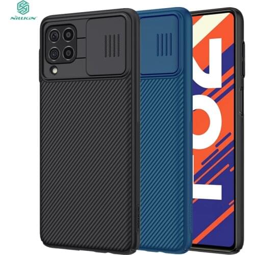 For Samsung Galaxy F62 Case Cover NILLKIN Slide Cover Camera Protection Case For Samsung Galaxy F62 M62 Cover Anti-skid Cover