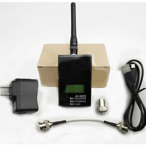 JK560S Walkie-talkie Frequency Detector Reader Meter Power Measurement Sound Transmission Connector