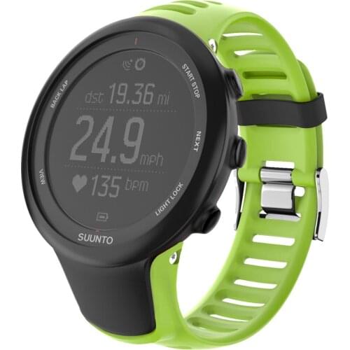 TPU Watch Band strap Compatible for SUUNTO Ambit 3 Soft TPU Bracelet Replacement Wristband for SUUNTO Ambit 3 Peak 3 Sport 3 Run