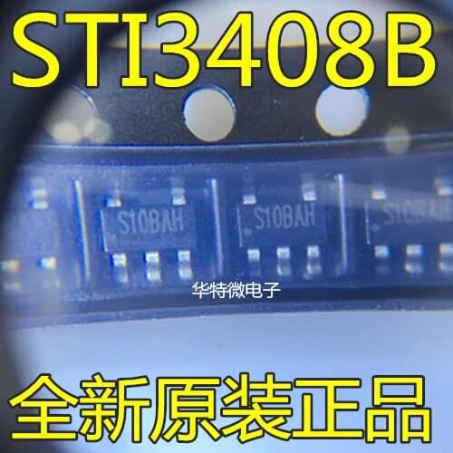 100PCS STI3408B 3408 S10xxx SOT23-5 Synchronous Buck